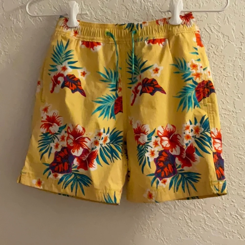Crewcuts by J, Crew Multi-Colored Patterned Boys’ Swim Trunks